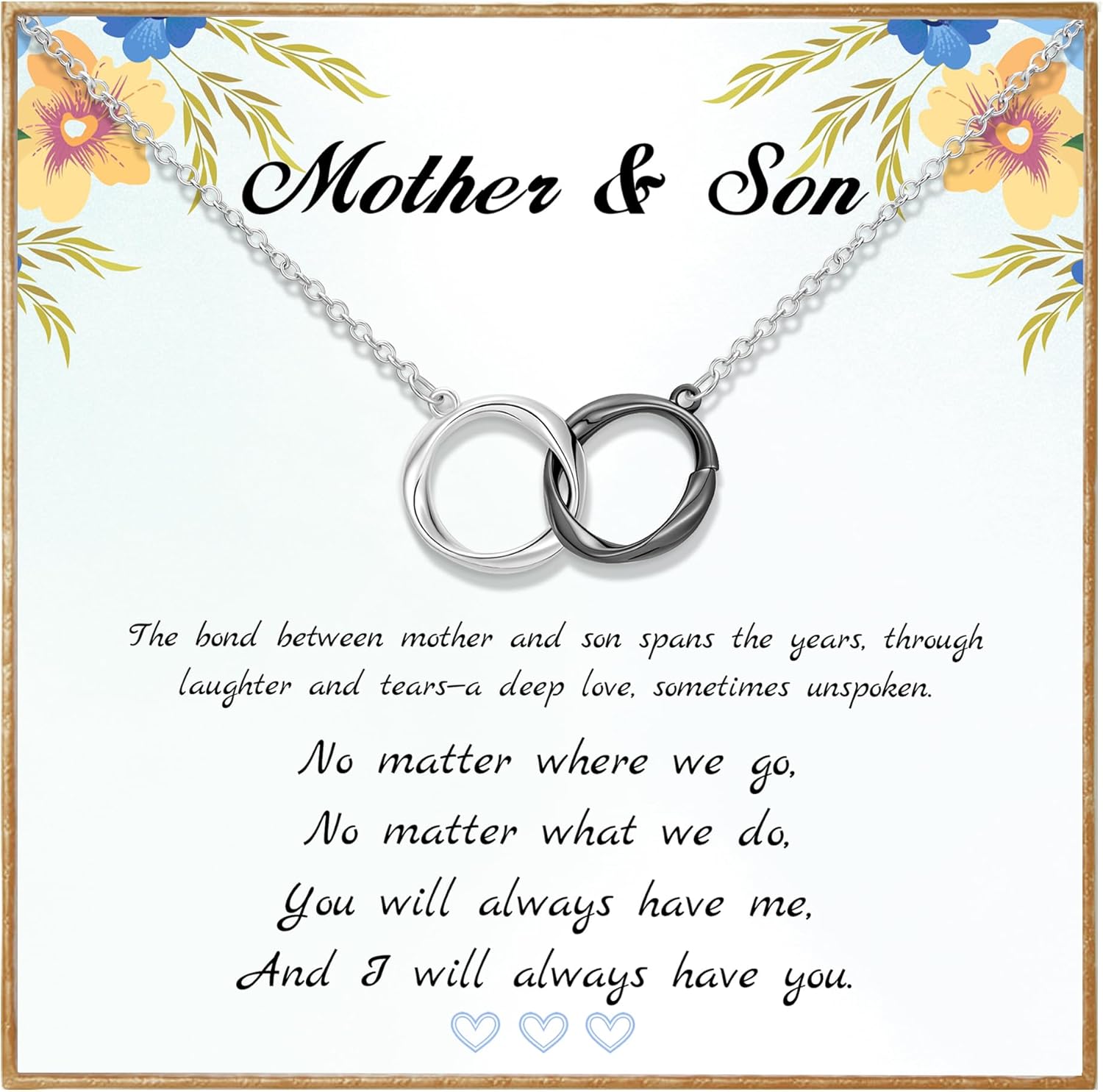 Thumbnail 6 de DORANA Sterling Silver Mother & Daughter Circle Necklace Set