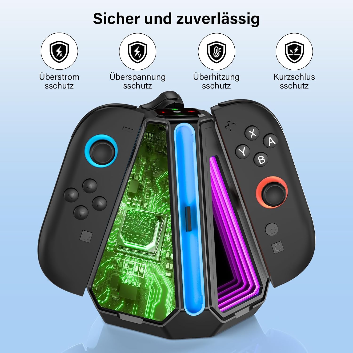 Thumbnail 5 de ZRZLMVP Switch-Controller-Ladestation 4 in 1