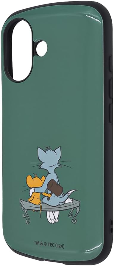 Detalle de イングレム MiA IN-WP46AC4/TJ12 iPhone 16ケース トムとジェリー ハンマー柄 TPU・ポリカーボネート製