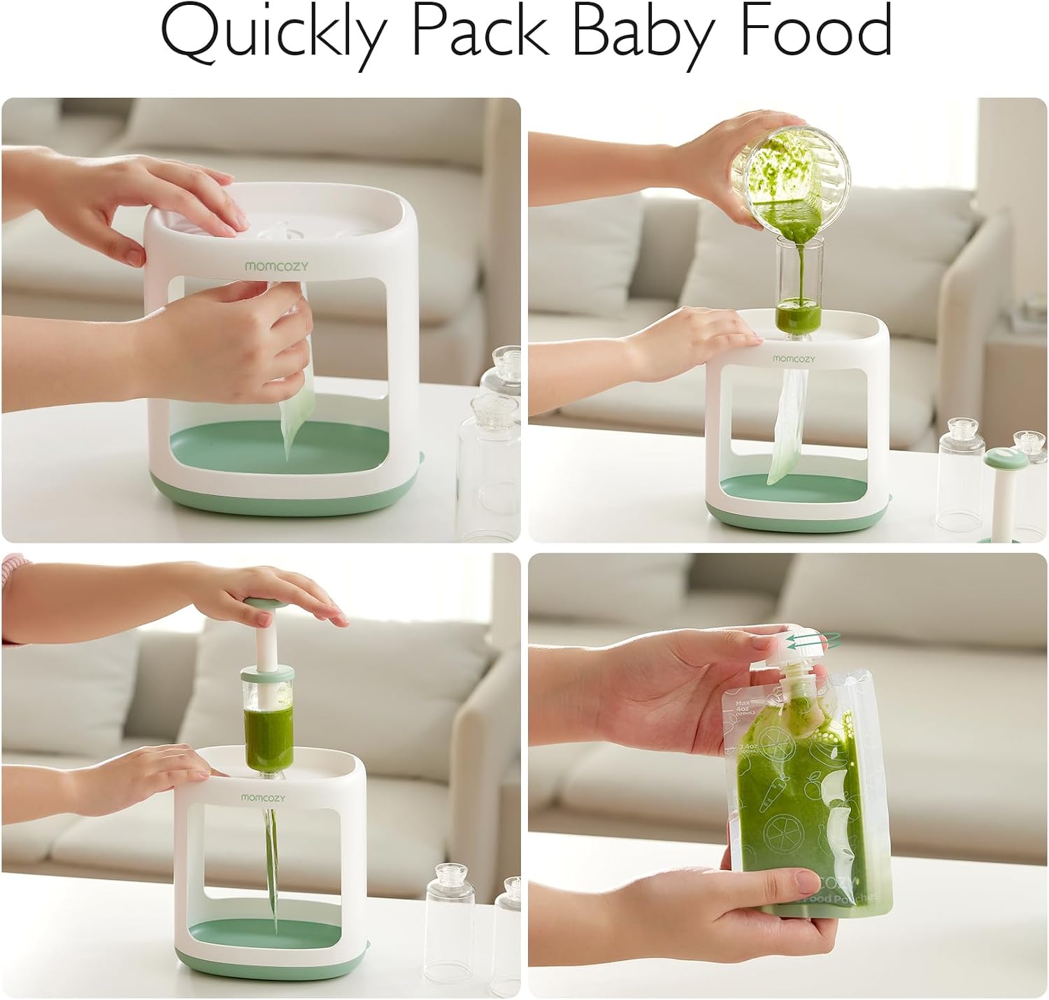 Detalle de Momcozy squeeze station for baby food