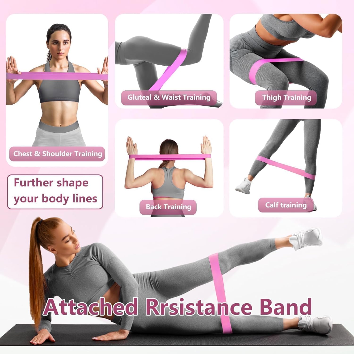 Thumbnail 4 de KVKVMO Thigh Trainer 20LB resistance band