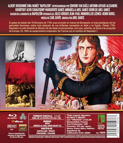 Thumbnail 1 de Napoleón BD 1927 [Blu-ray] de research