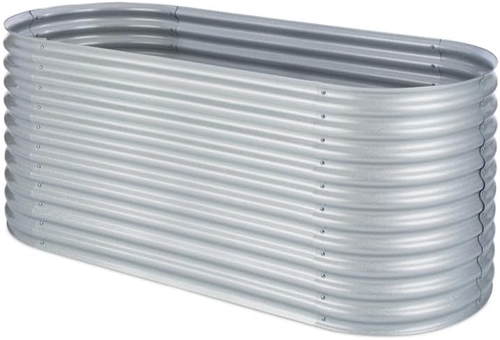 Detalle de Blumfeldt High Grow GDMB4-High-Grow-200S Raised Bed, 1257L Steel Planter