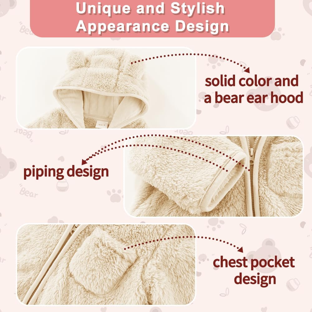 Thumbnail 4 de Fairy Baby Snowsuit 280g fleece romper