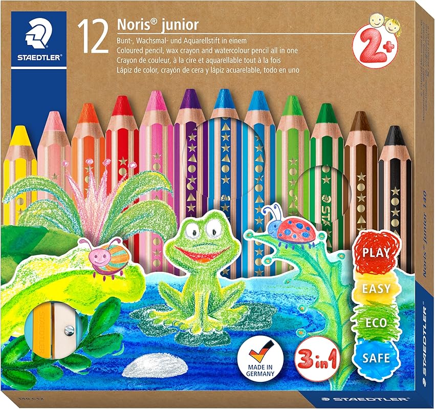 Detalle de STAEDTLER Noris Junior 140 C12 Lápices de color 12 unidades 🖍