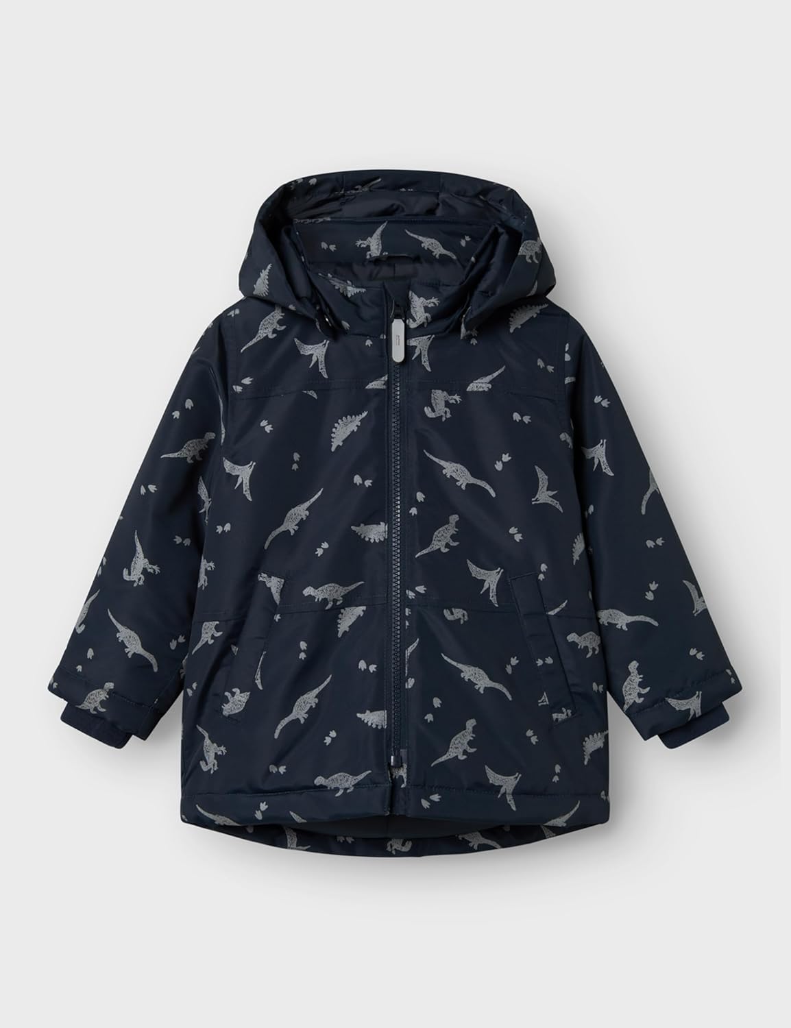 Detalle de NAME IT Nmmmax Pa Jacket Ref AOP Noos Vest – Veste garçon imprimé intégral avec capuche amovible