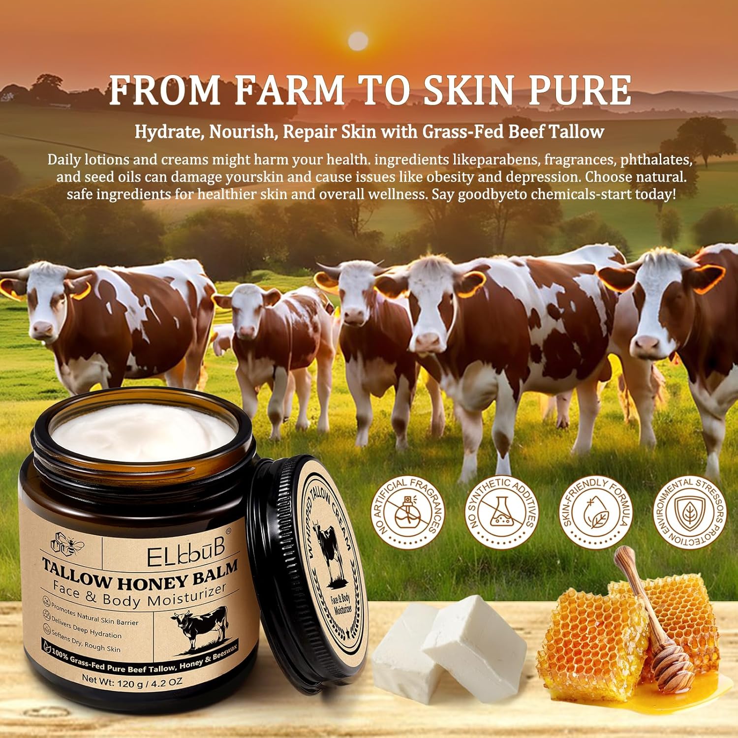 Detalle 2 de ELBBUB Whipped Tallow Cream 100%
