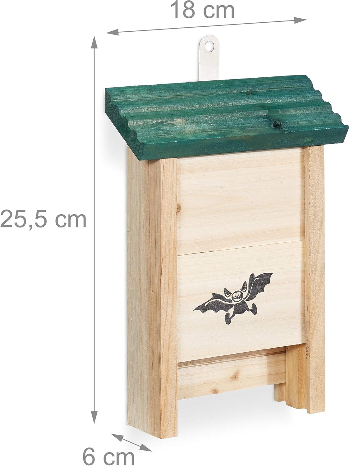 Detalle 2 de Relaxdays nature abri Ă chauve-souris 25,5 cm đźŹ
