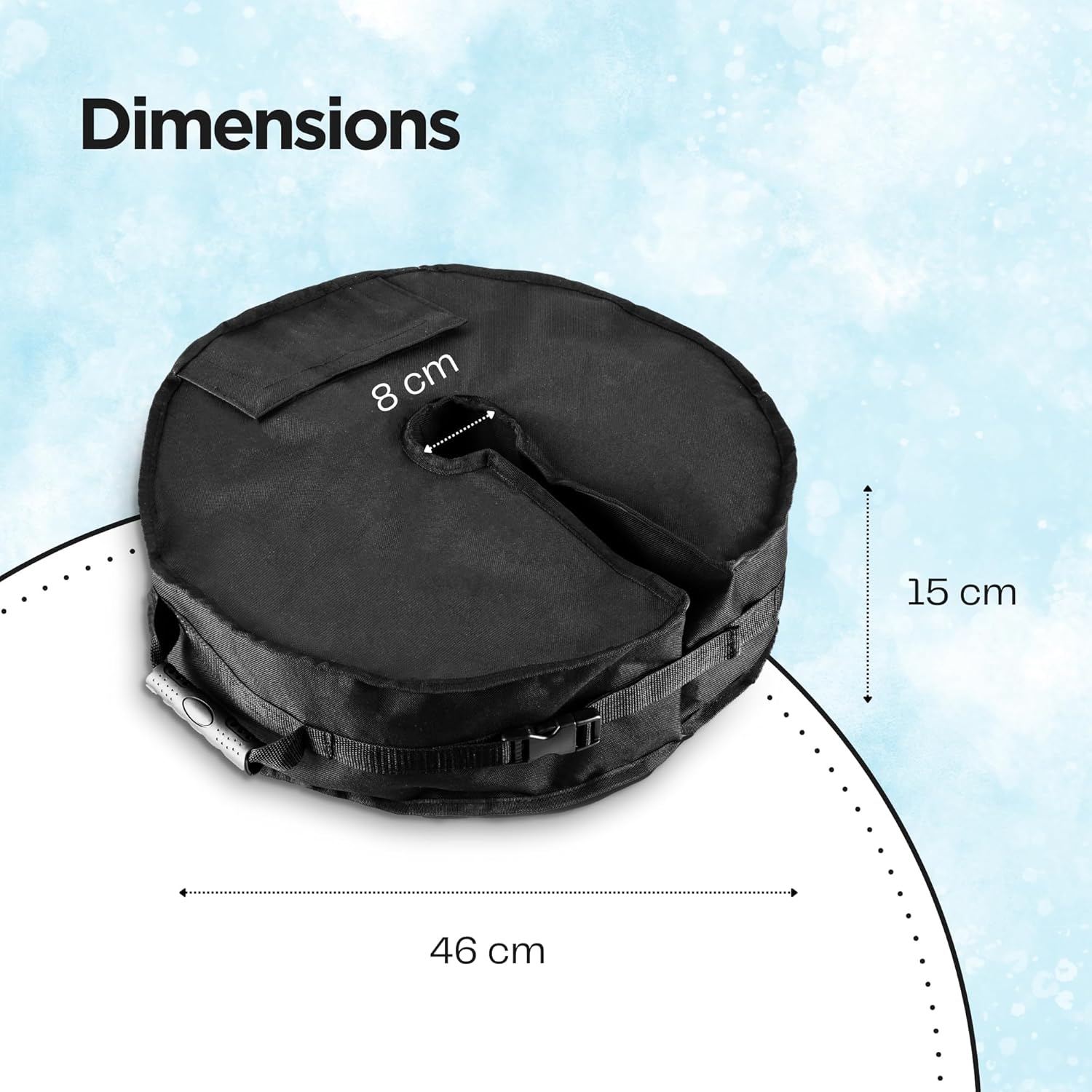 Thumbnail 5 de Straame Garden Parasol Base: Weight Stand for Cantilever and Sun Umbrella