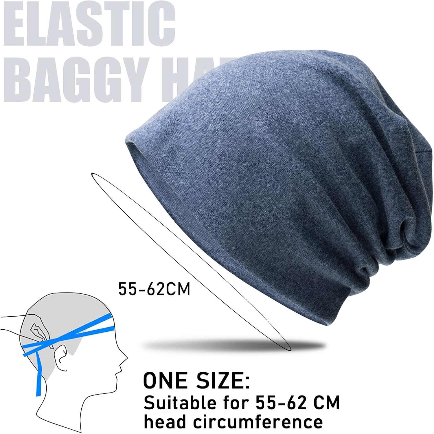 Detalle 2 de Hurinan Slouch Beanie 67g lightweight