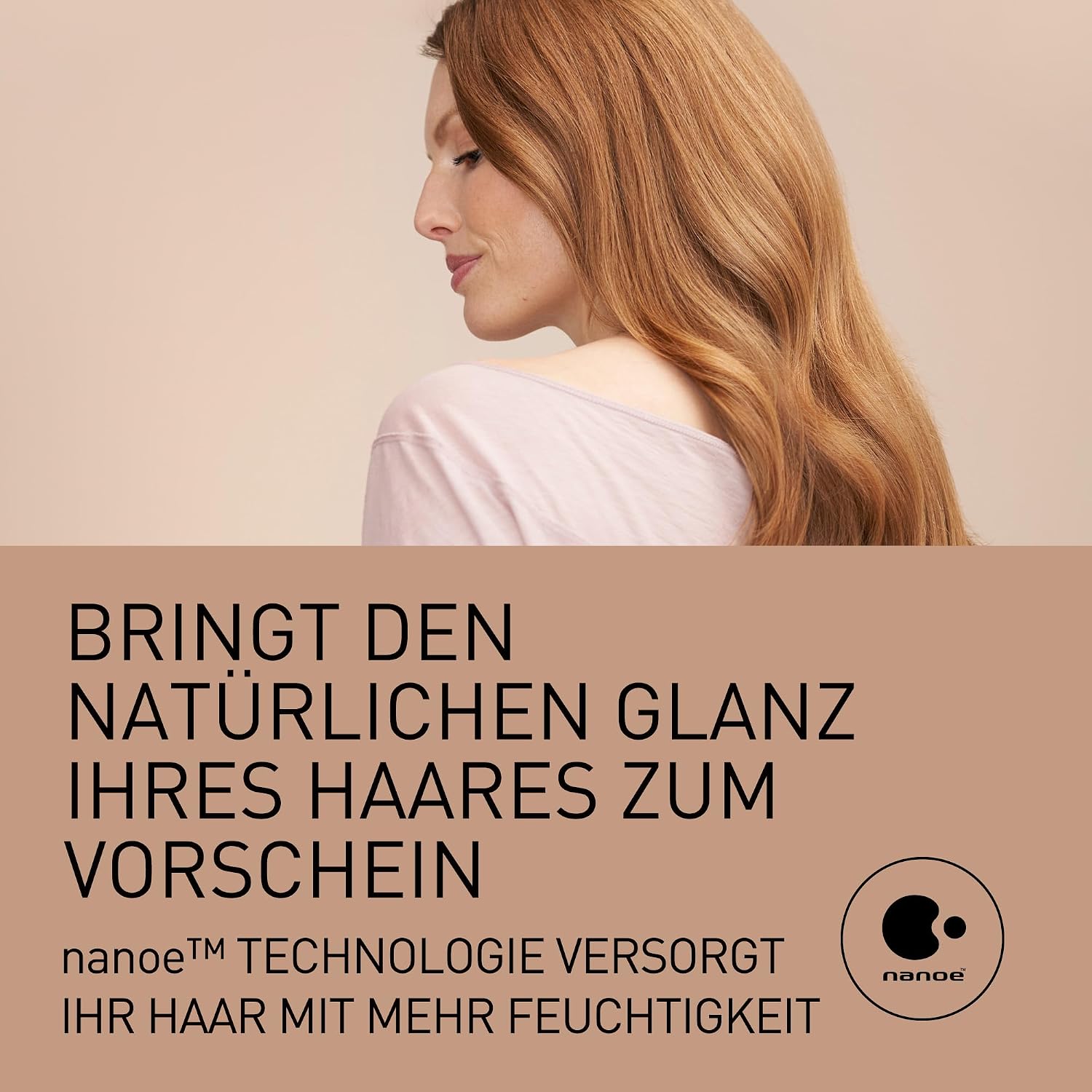 Detalle de Panasonic EH-NA63 Nanoe Haartrockner – Roségold mit Diffusor, Styling-Düse & 2000 W
