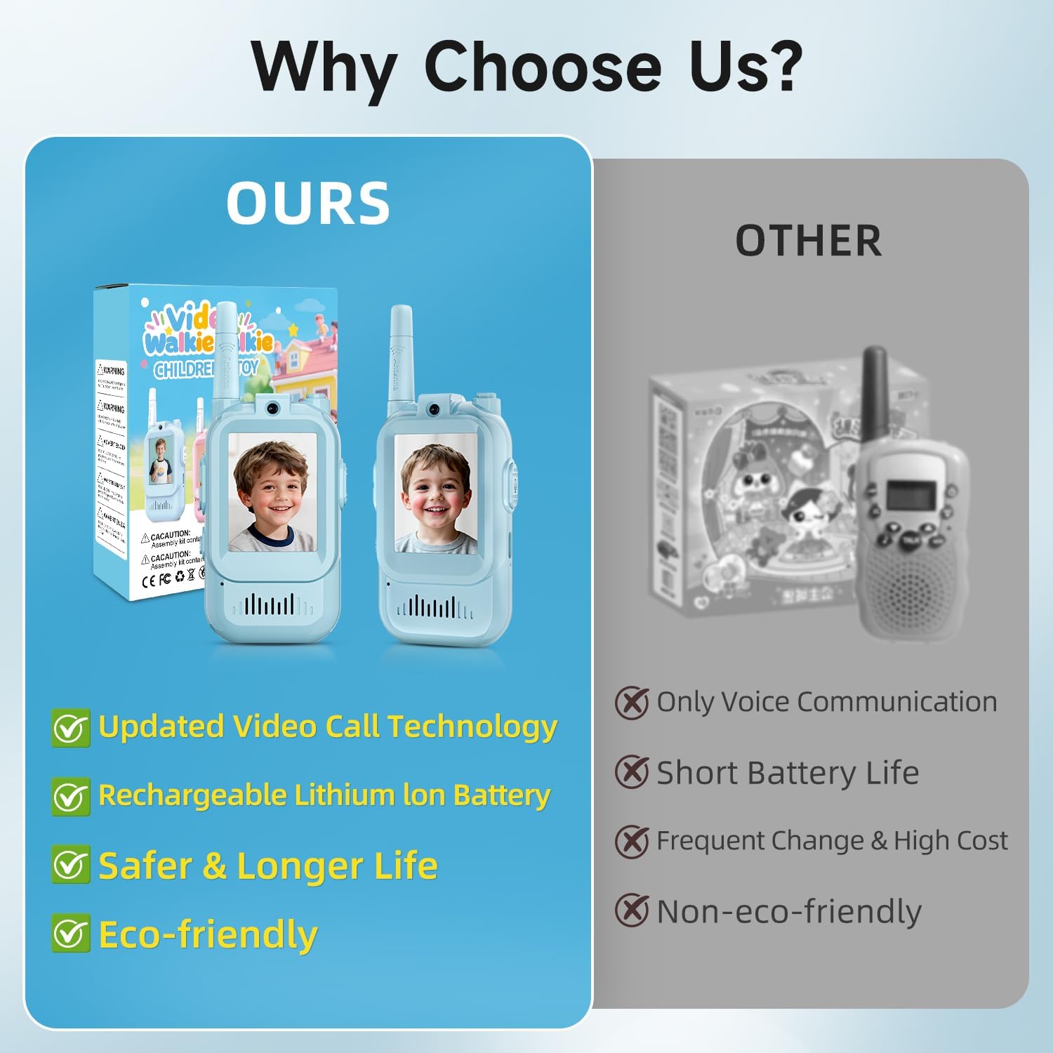 Thumbnail 5 de Video Walkie Talkies 2-Pack for Kids
