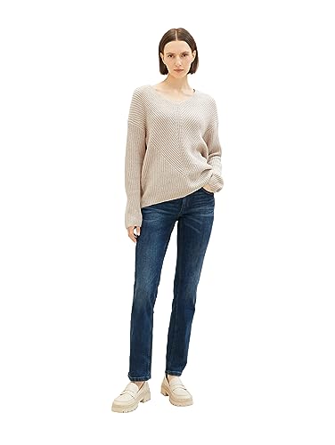 Thumbnail 1 de TOM TAILOR Alexa 1008119 Straight Jeans, Mid Stone Wash Denim, 27W/32L