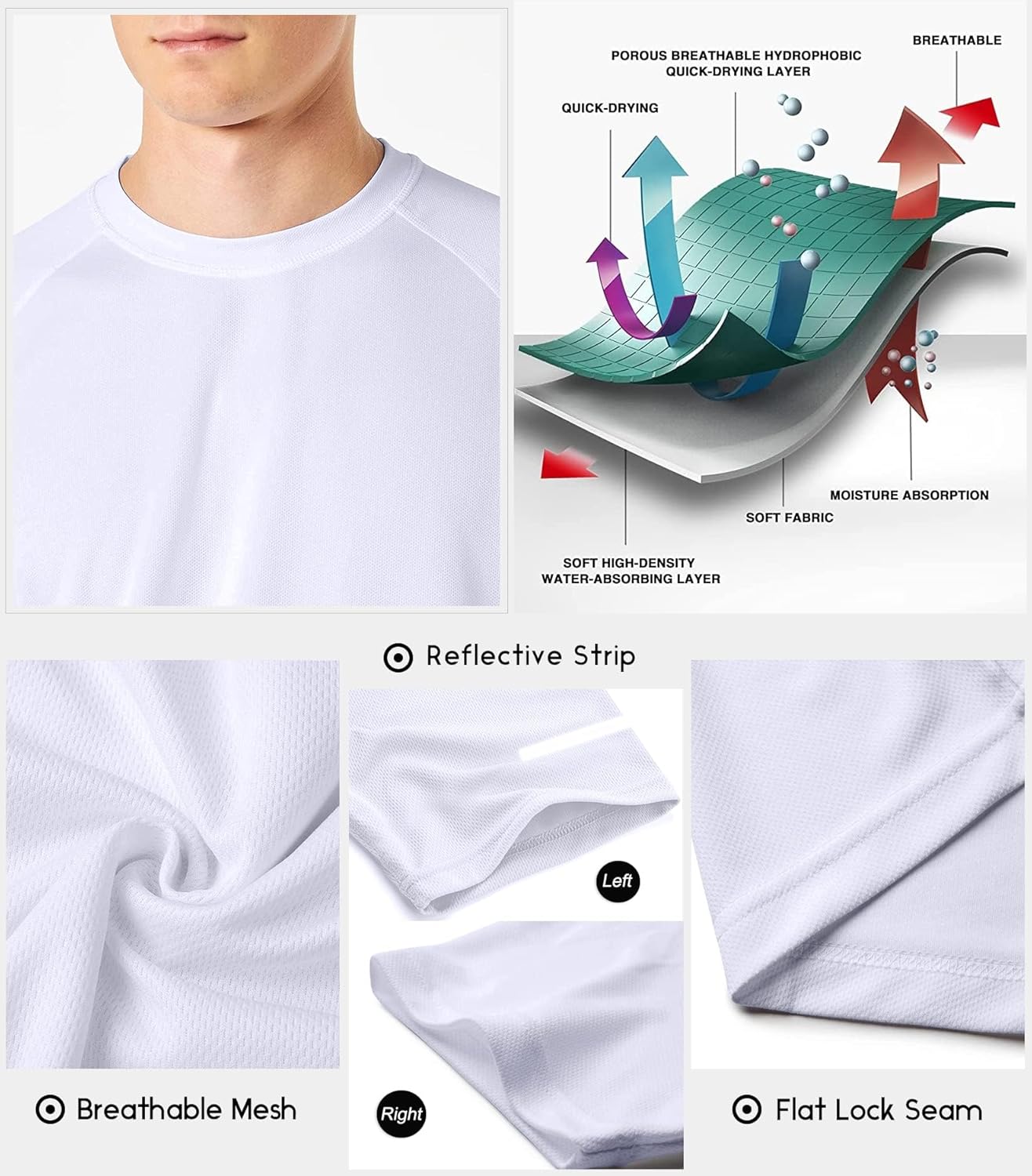 Thumbnail 6 de Boyzn Sport-T-Shirts im 1er/3er/5er/7er Pack für Herren – kurzarm, schnell trocknend und atmungsaktiv