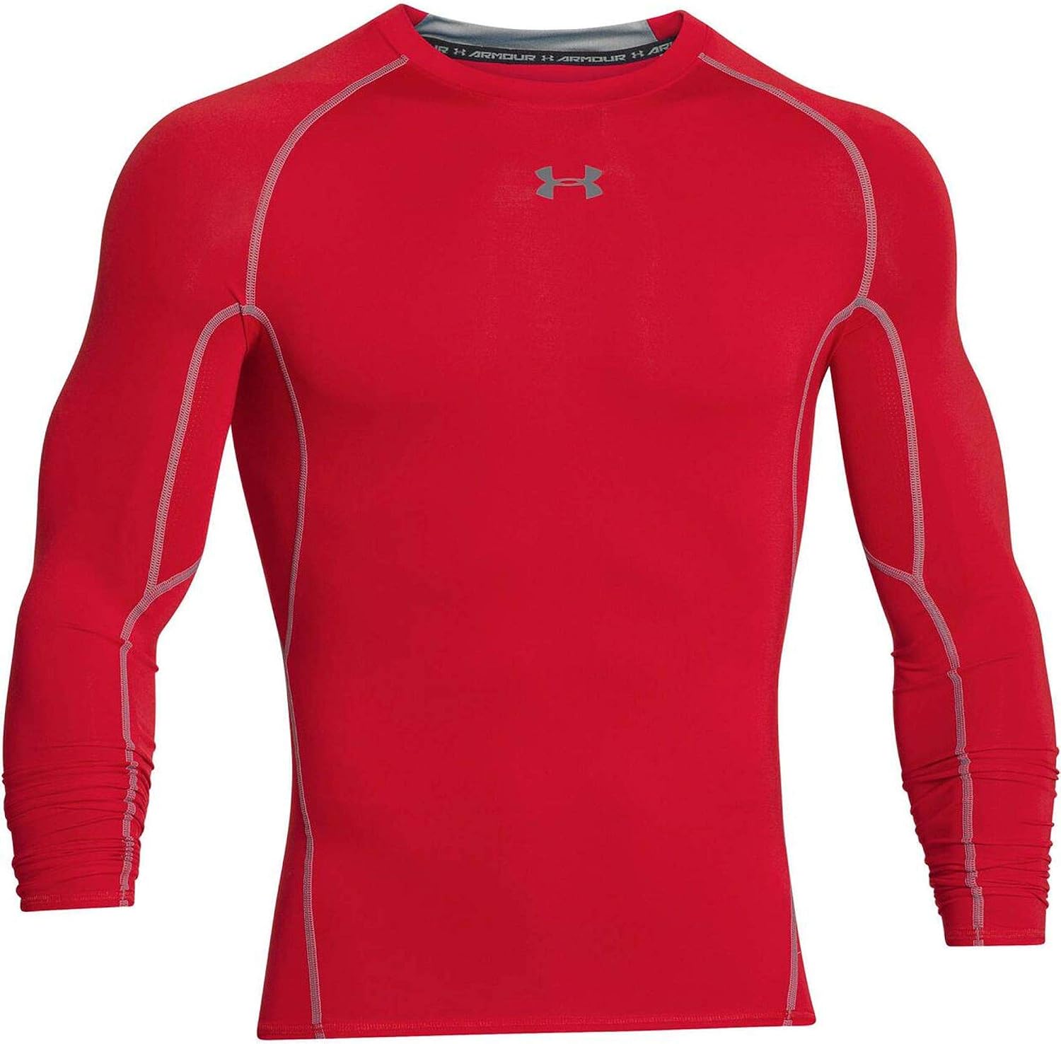 Detalle de Under Armour Hg Armour Comp LS: Maglietta a maniche lunghe in HeatGear per allenamento