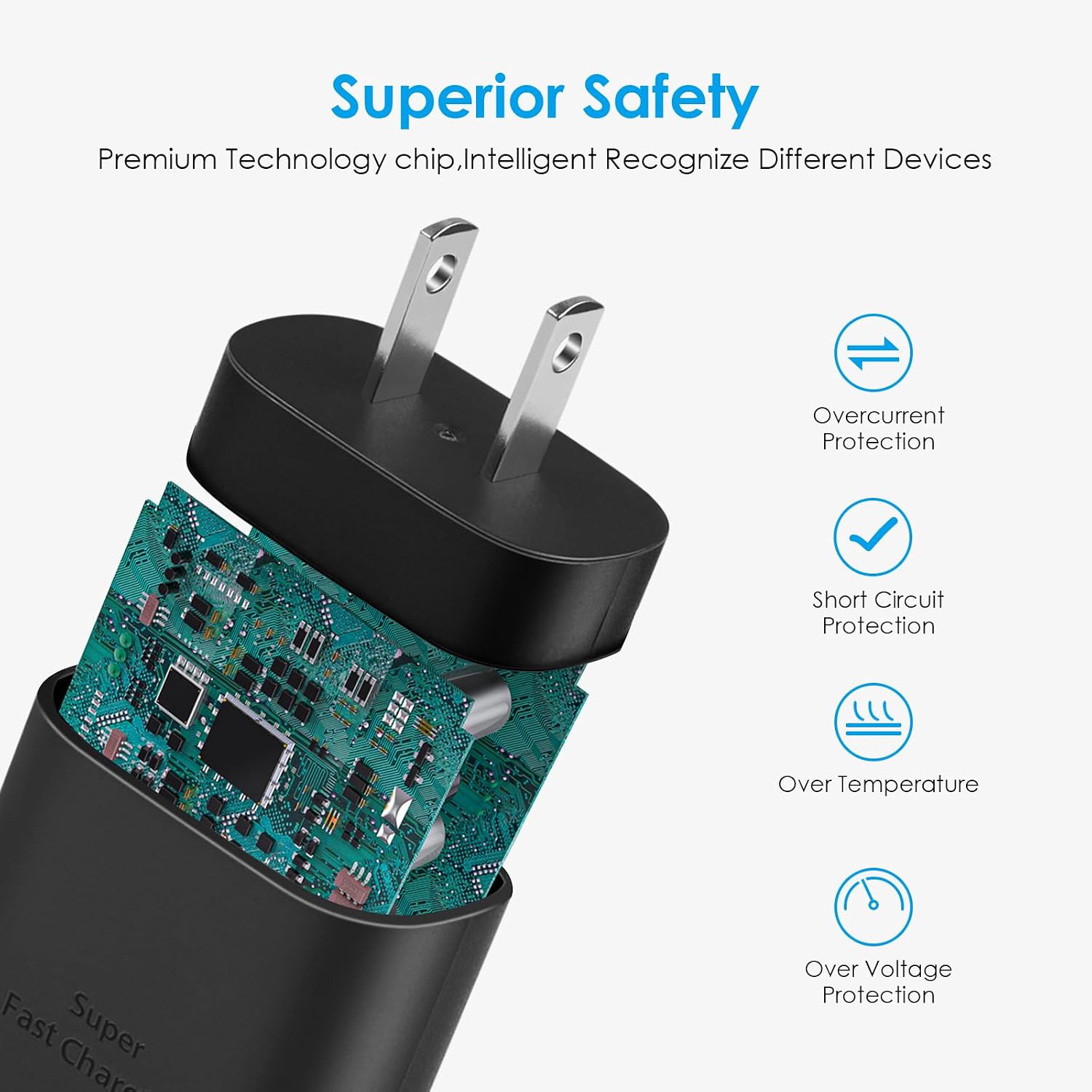Detalle 1 de CXX EP-TA800 25W USB-C Charger 2-Pack with 6-Foot C-to-C Cables
