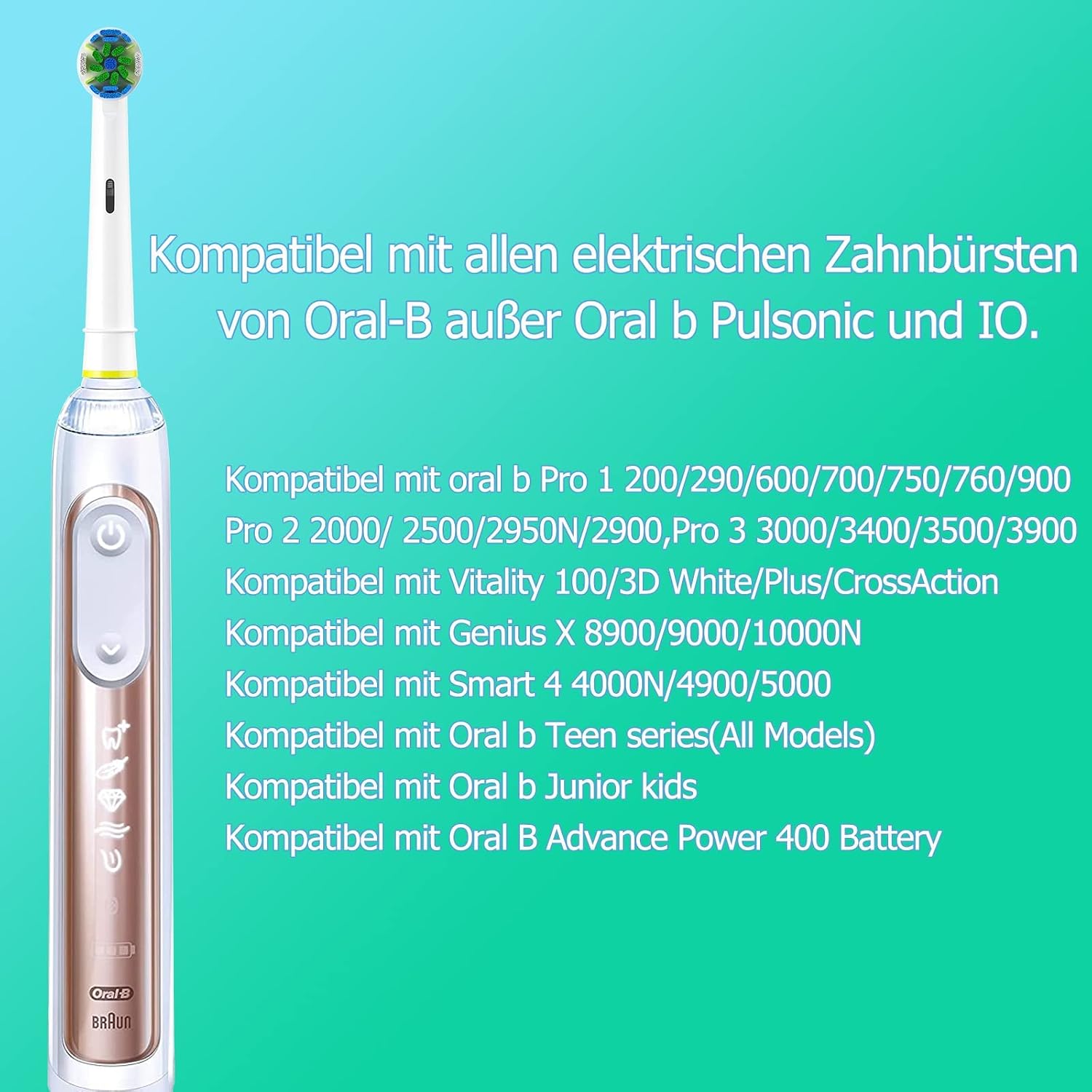 Detalle 2 de WENS Aufsteckbürsten für Oral-B 16er