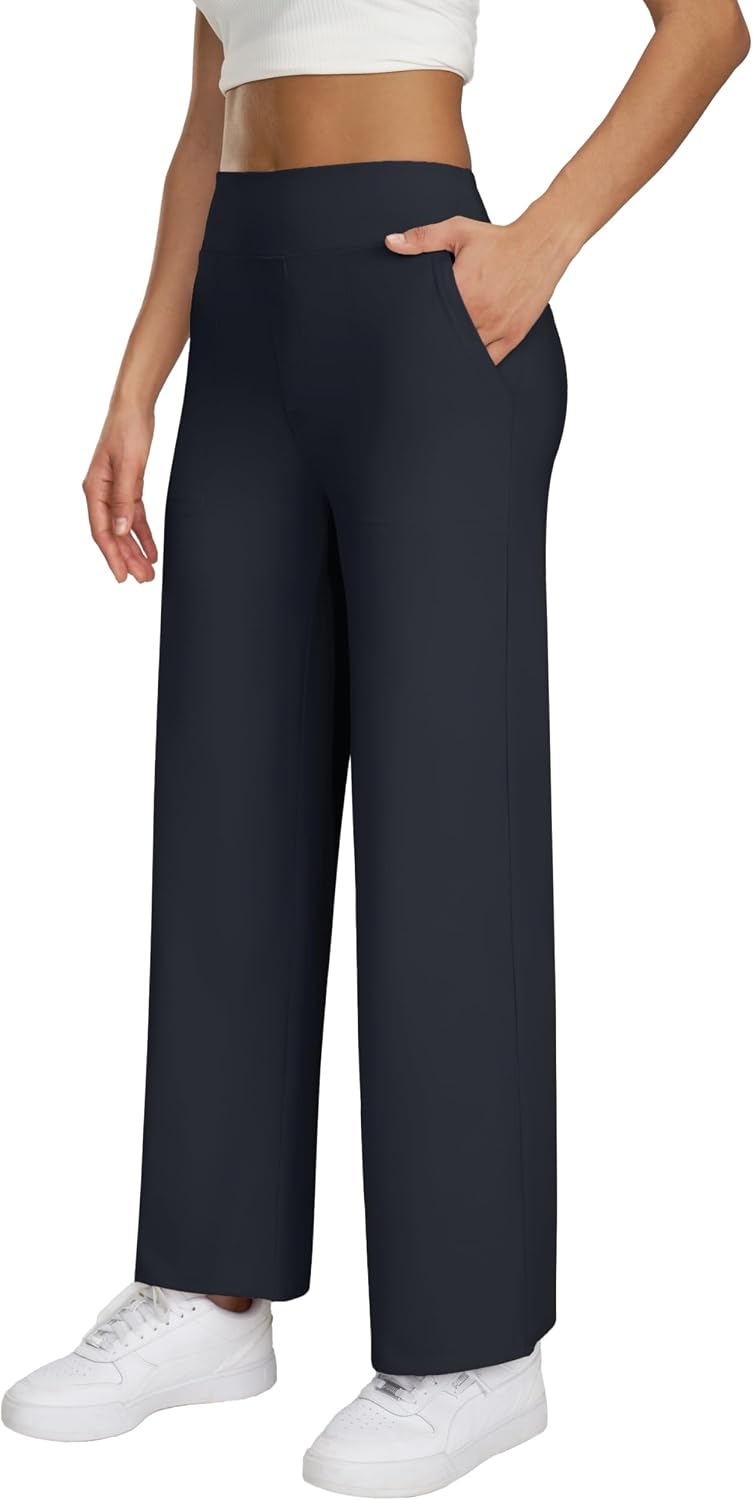 Detalle de USAUPUP Women's Wide-Leg Yoga Pants