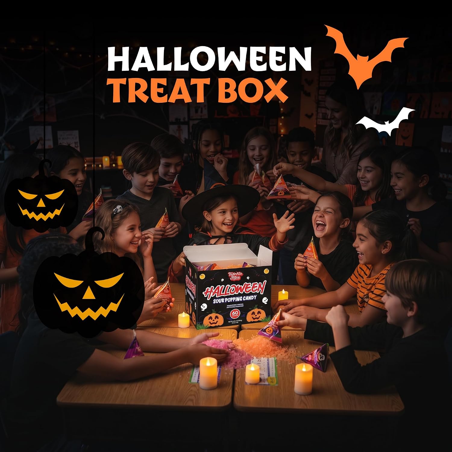 Thumbnail 6 de Twinkle Bites 60-Pack Halloween Sour Popping Candy, Individually Wrapped
