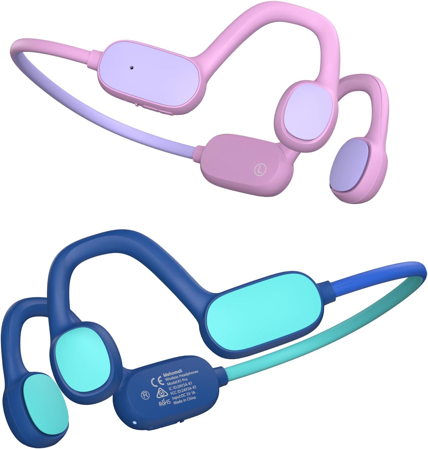 Thumbnail 6 de Mehomeli Kids Headphones: Open-Ear Bluetooth 5.2 with 85dB Volume Limit