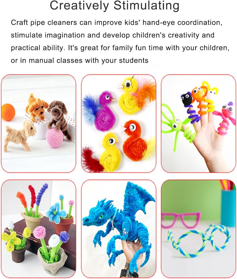 Thumbnail 4 de Chenille Pipe Cleaners, 12-Inch