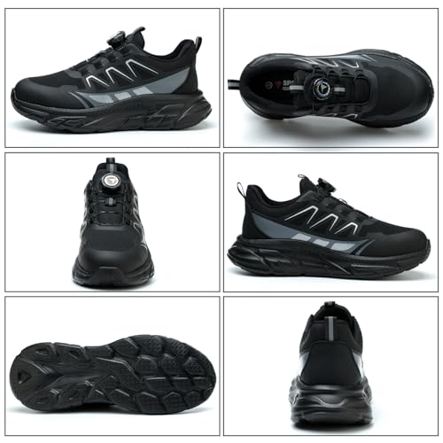 Detalle 2 de RASEARY Zapatos de Seguridad con punta de acero: ligeros, anti deslizantes y pensados para trabajo mixto