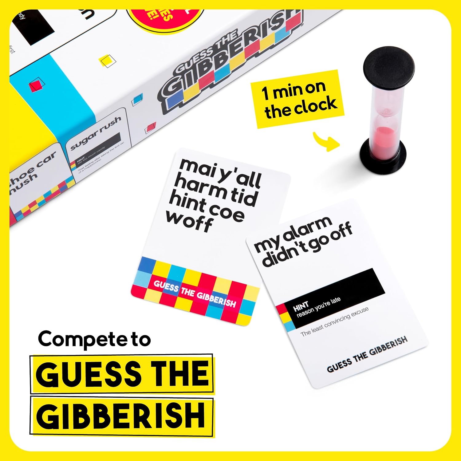 Detalle de Relatable Guess The Gibberish Card Game 400 🎲