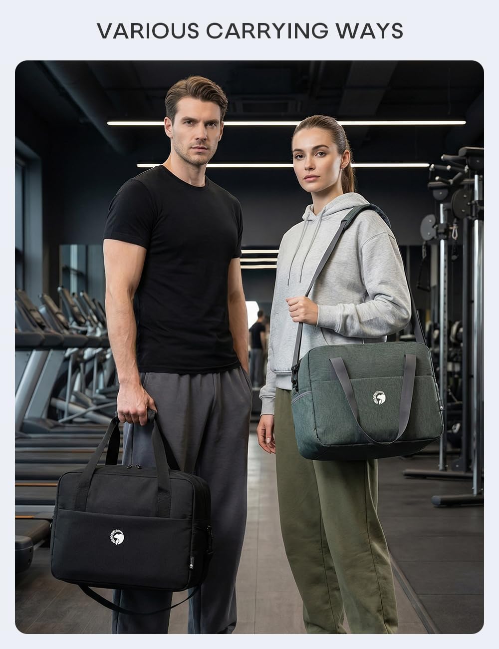 Thumbnail 1 de BAGZY Borsa Cabina 40x30x20 cm – 25L impermeabile, versatile e pieghevole per aereo e viaggi