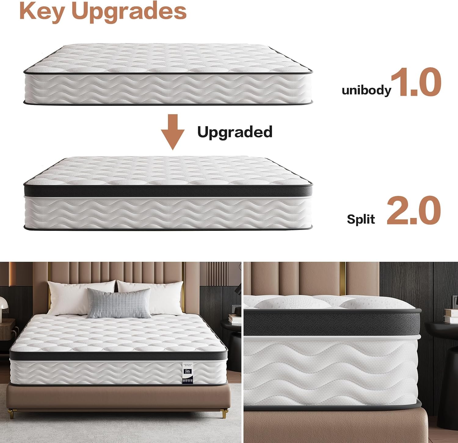 Thumbnail 5 de ERORVX 7 Zone Double Mattress