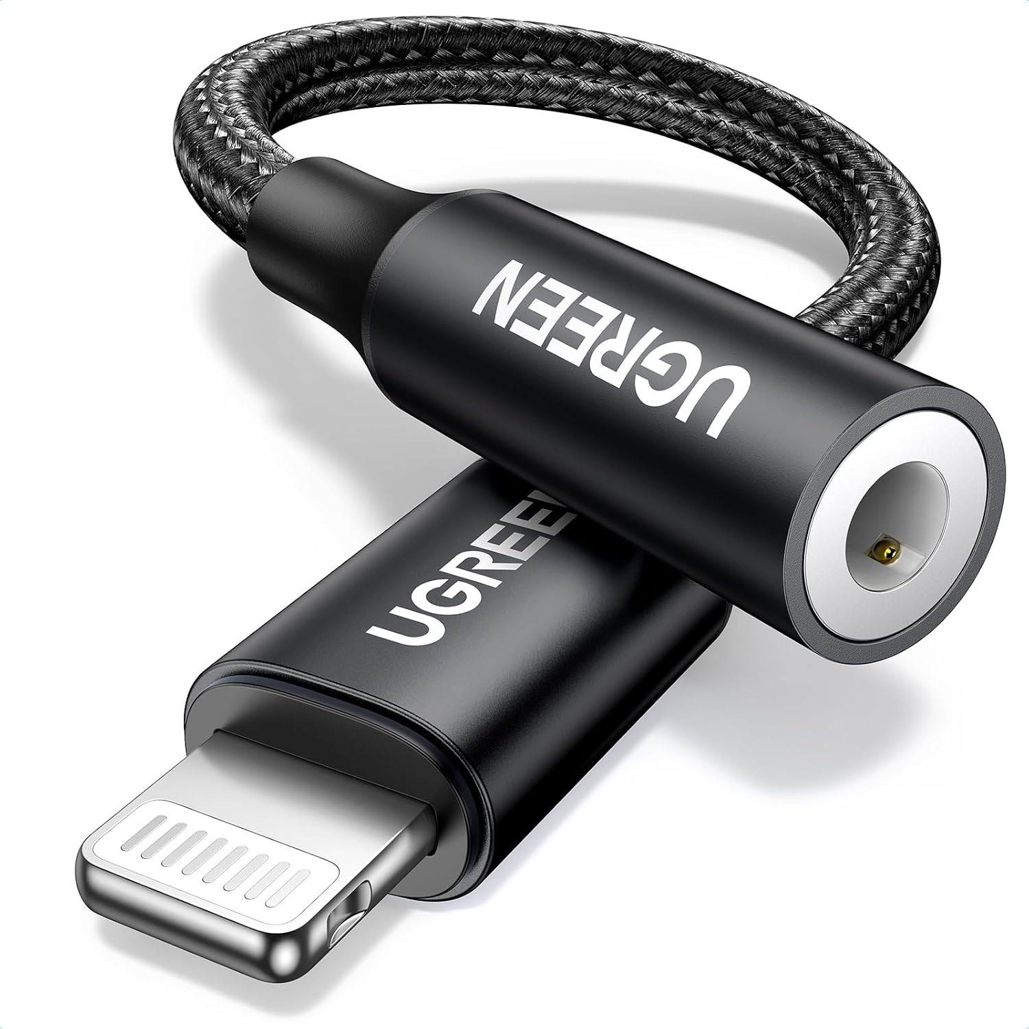 Detalle de UGREEN Lightning to 3.5mm Adapter MFi