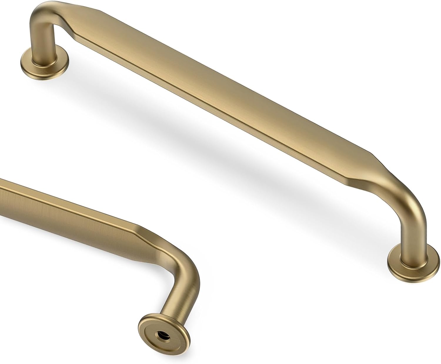 Goldenwarm cabinet pulls, 128 mm hole centre