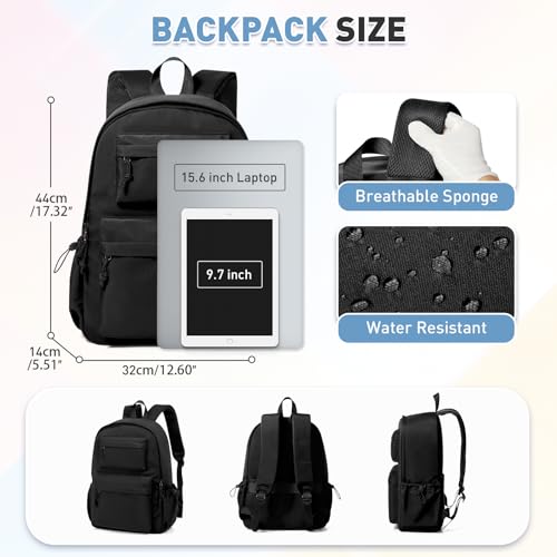 Thumbnail 2 de HYC00 School Backpack for Teens: A Practical 15.6” Laptop Daypack with Anti-Theft Pocket