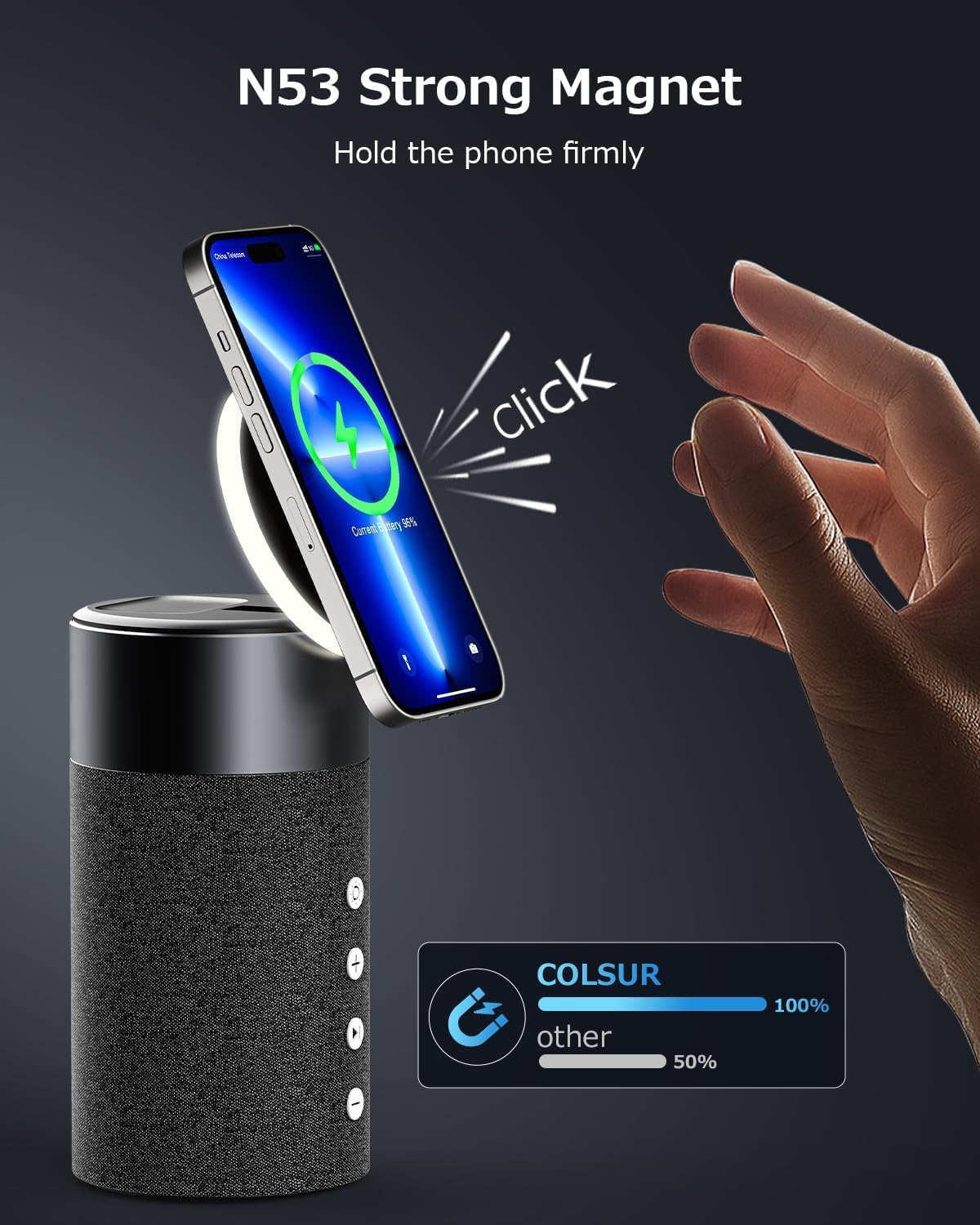 Thumbnail 2 de COLSUR Bluetooth Speaker wireless charger