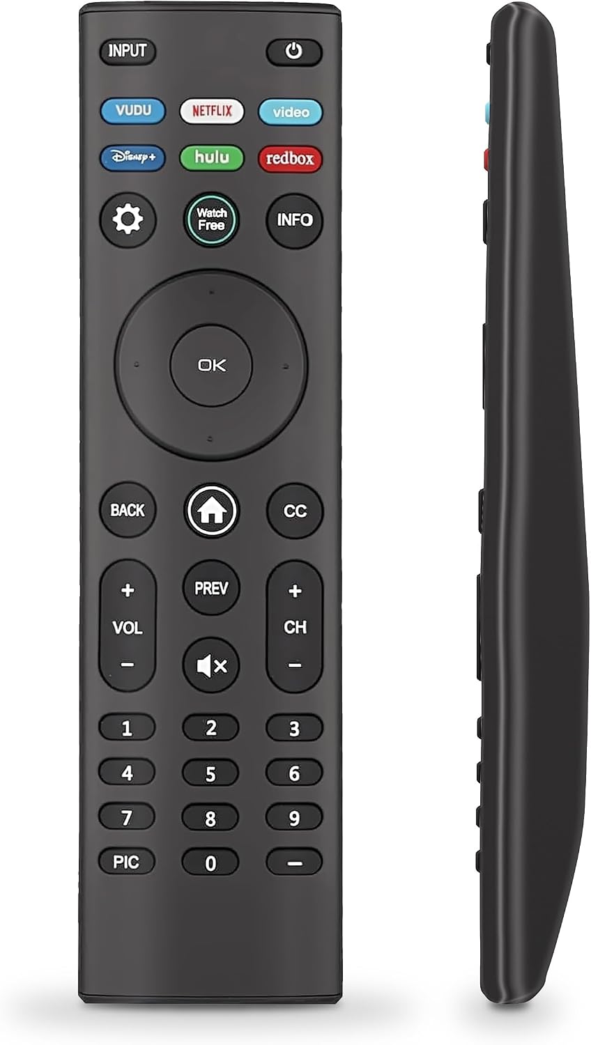 Detalle de Nettech Universal Vizio TV Remote for Smart TVs, Infrared, 40-Foot Range