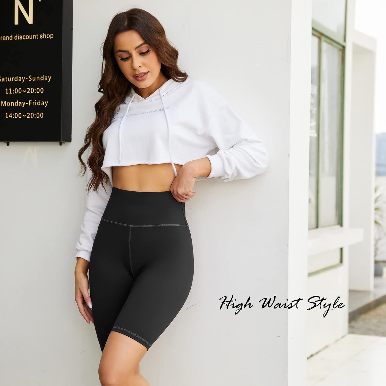 Thumbnail 1 de SIMIYA Power Stretch high-waist cycling shorts for women (yoga, gym & running)