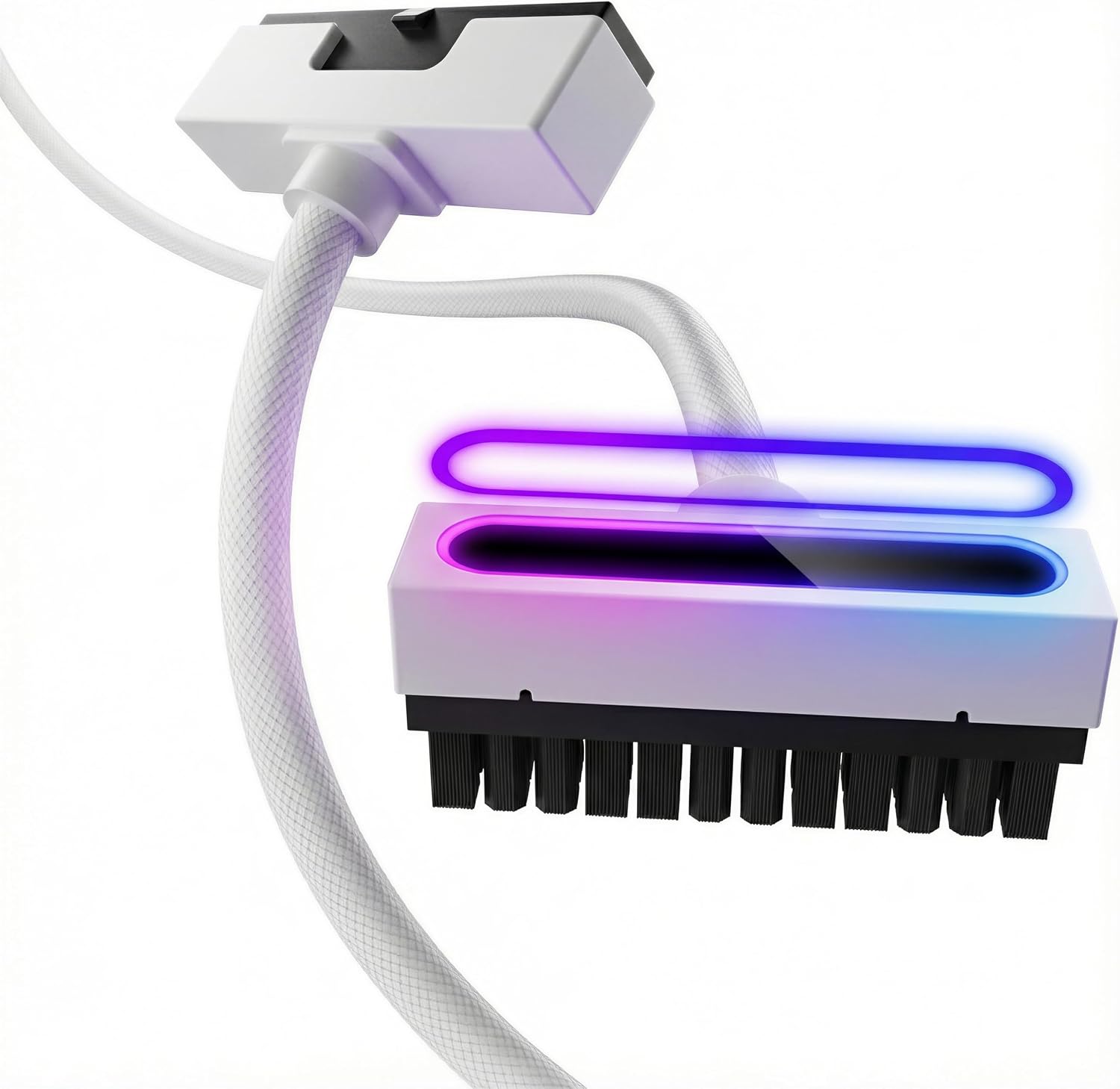 Detalle de AsiaHorse Hydrus 24Pin PSU Kabelverlängerung – 24-Pin ATX Sleeve-Extension (18AWG) mit ARGB-5V 3-Pin Sync