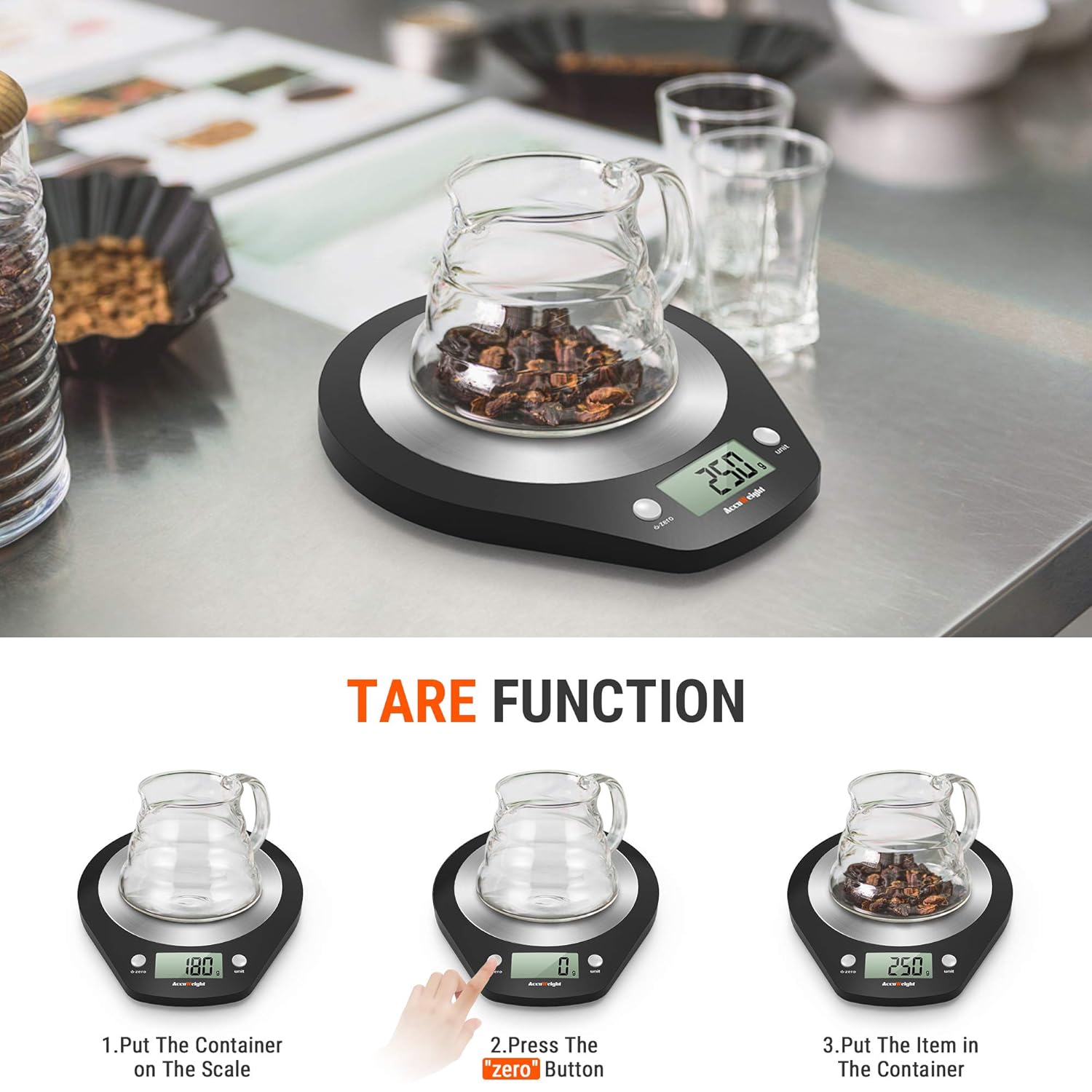 Thumbnail 4 de ACCUWEIGHT 203 digital kitchen scale 5000g