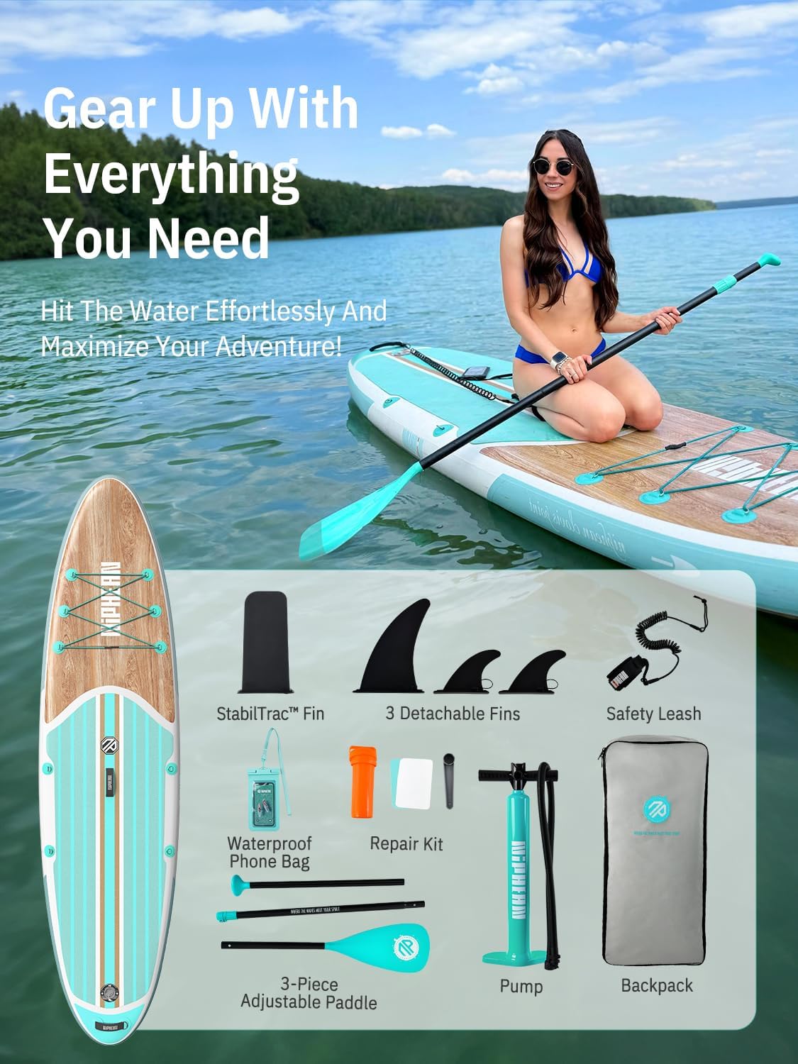 Thumbnail 6 de Niphean 10'6" SUP Board with Accessories ⚓