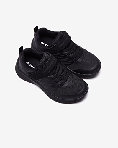 Detalle de Skechers Boys' Microspec Texlor Trainer (Black, 13 UK Child)