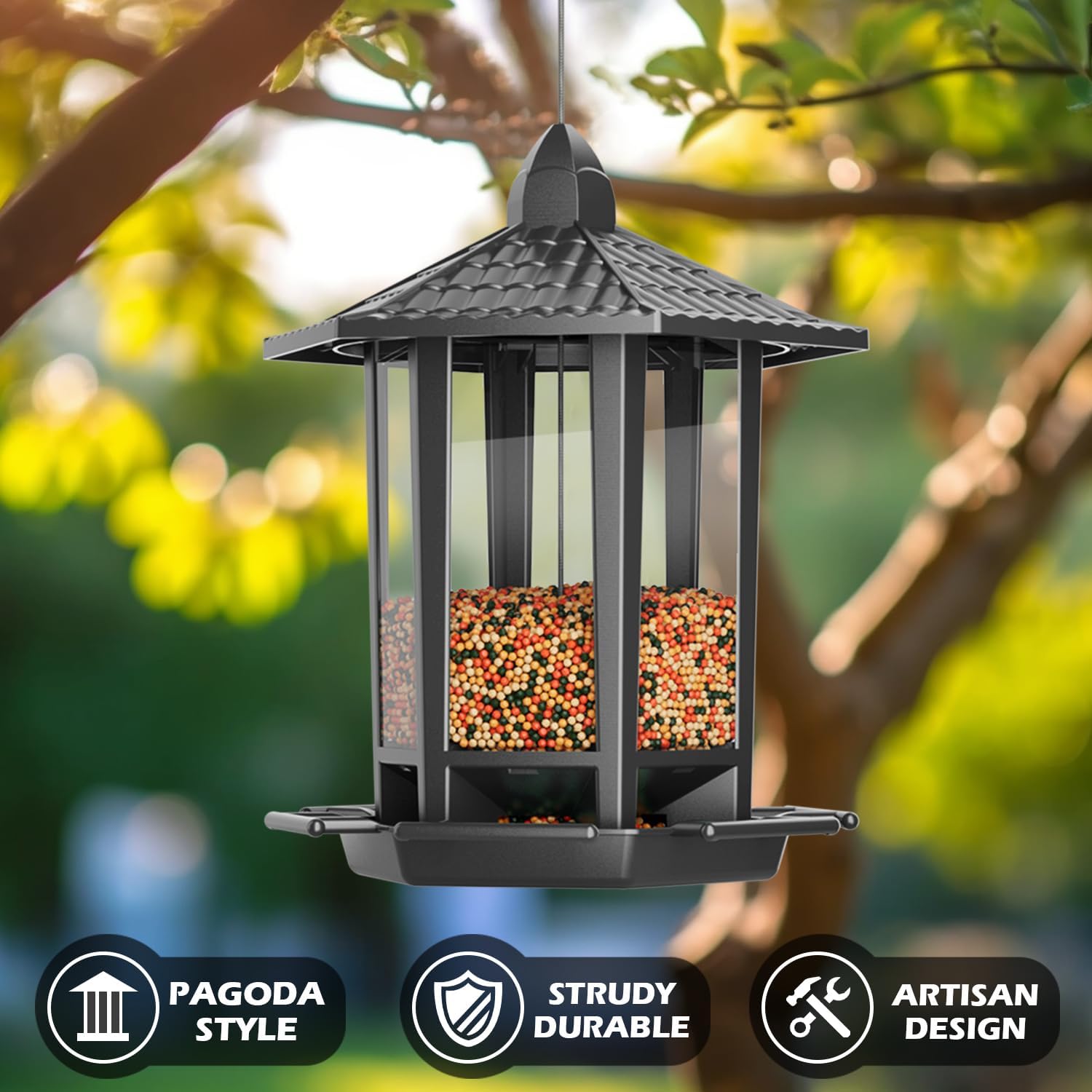 Detalle de Birdream bird feeders, 2-pack
