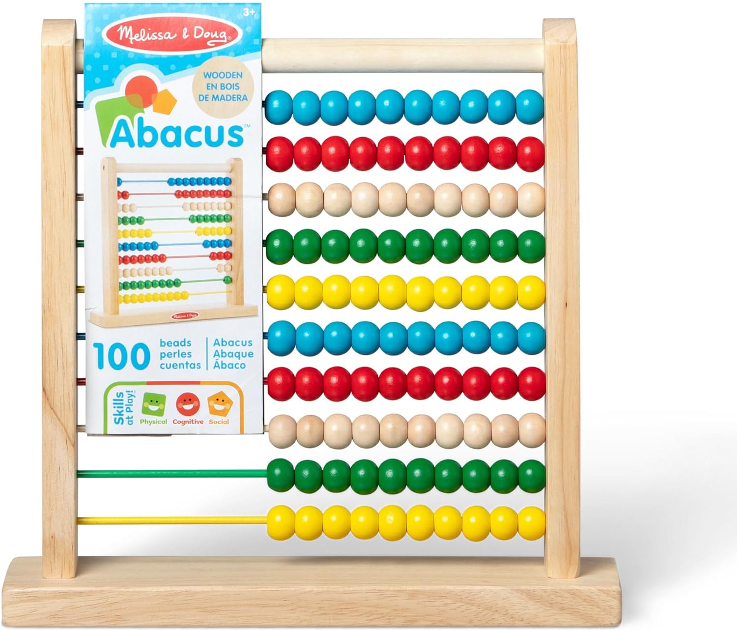 Detalle de Melissa & Doug Abacus 100 Beads 🧮