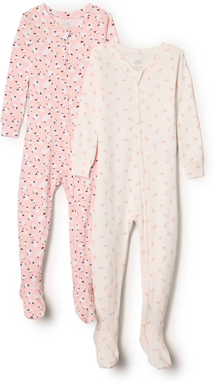 Thumbnail 6 de Amazon Essentials x Sofia Grainge Unisex Toddlers and Babies' Snug-Fit Cotton Footed Pyjamas (Pack of 2)
