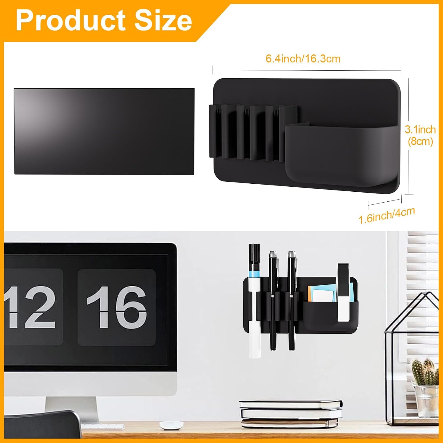 Detalle 2 de Adhesive Pen Holder, Silicone