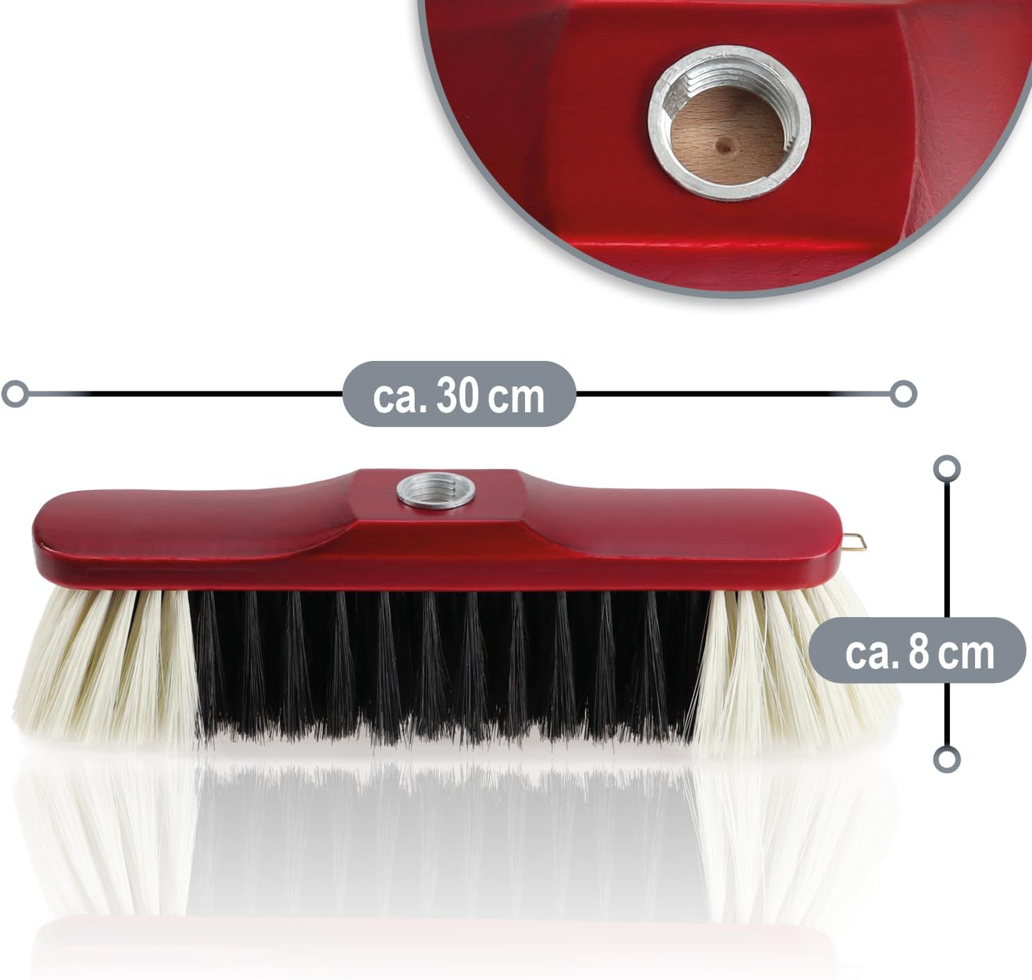 Thumbnail 5 de COM-FOUR Escoba de salón 30 cm