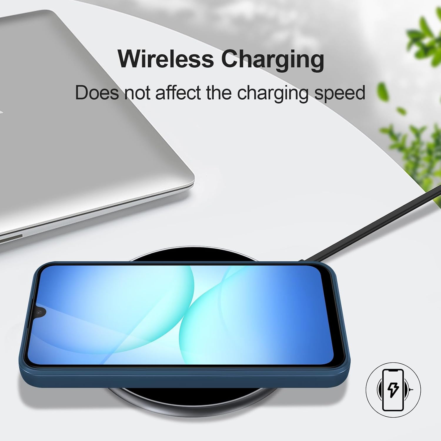 Thumbnail 5 de GiiYoon Silky-soft touch silicone case for Samsung Galaxy A17 (full-body, shockproof) – Blue