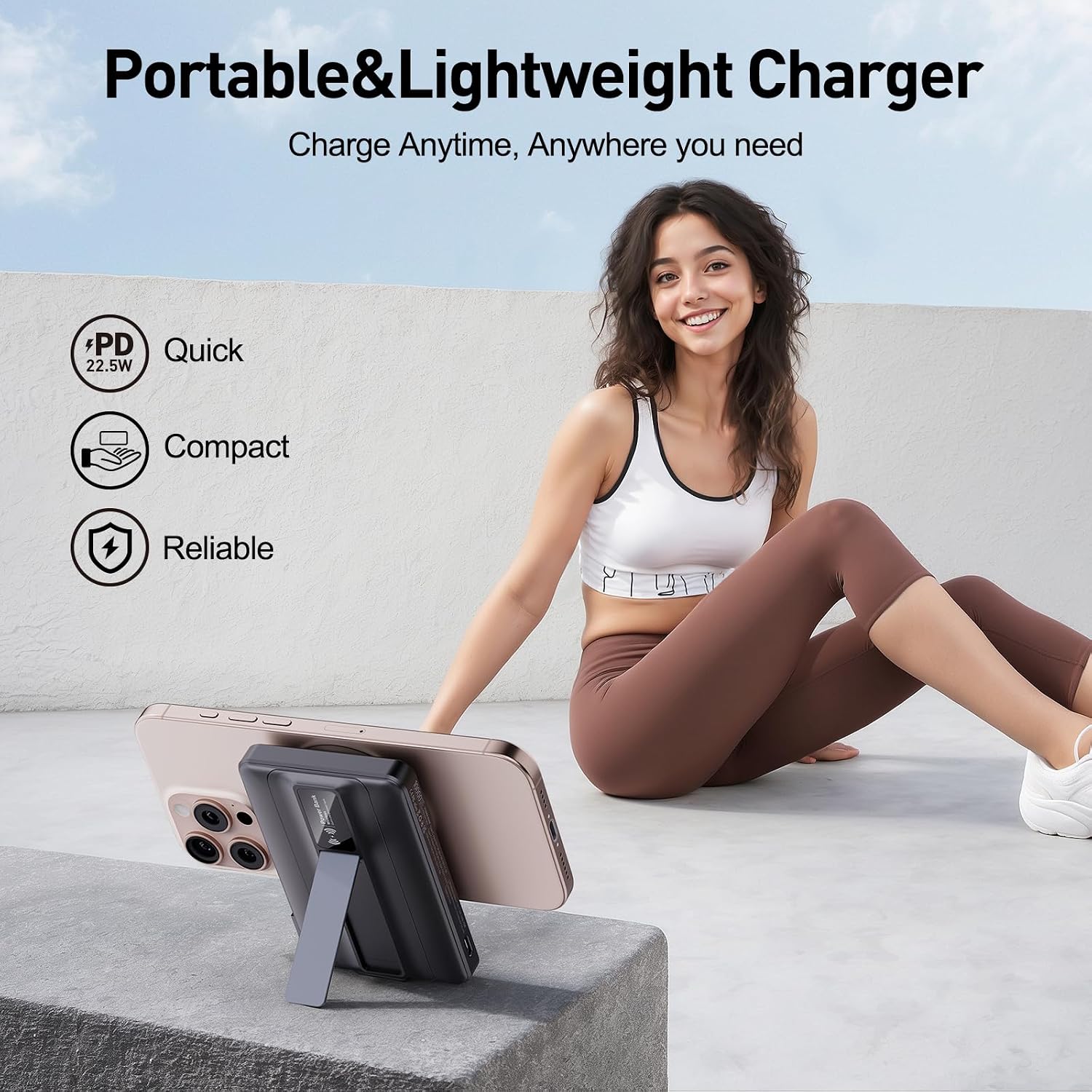 Detalle 2 de Magnetic Power Bank 10,000mAh