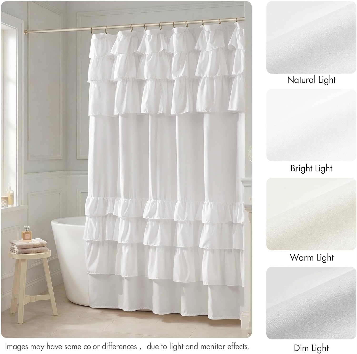 Thumbnail 6 de Madison Park Grace Shower Curtain 72 x 72