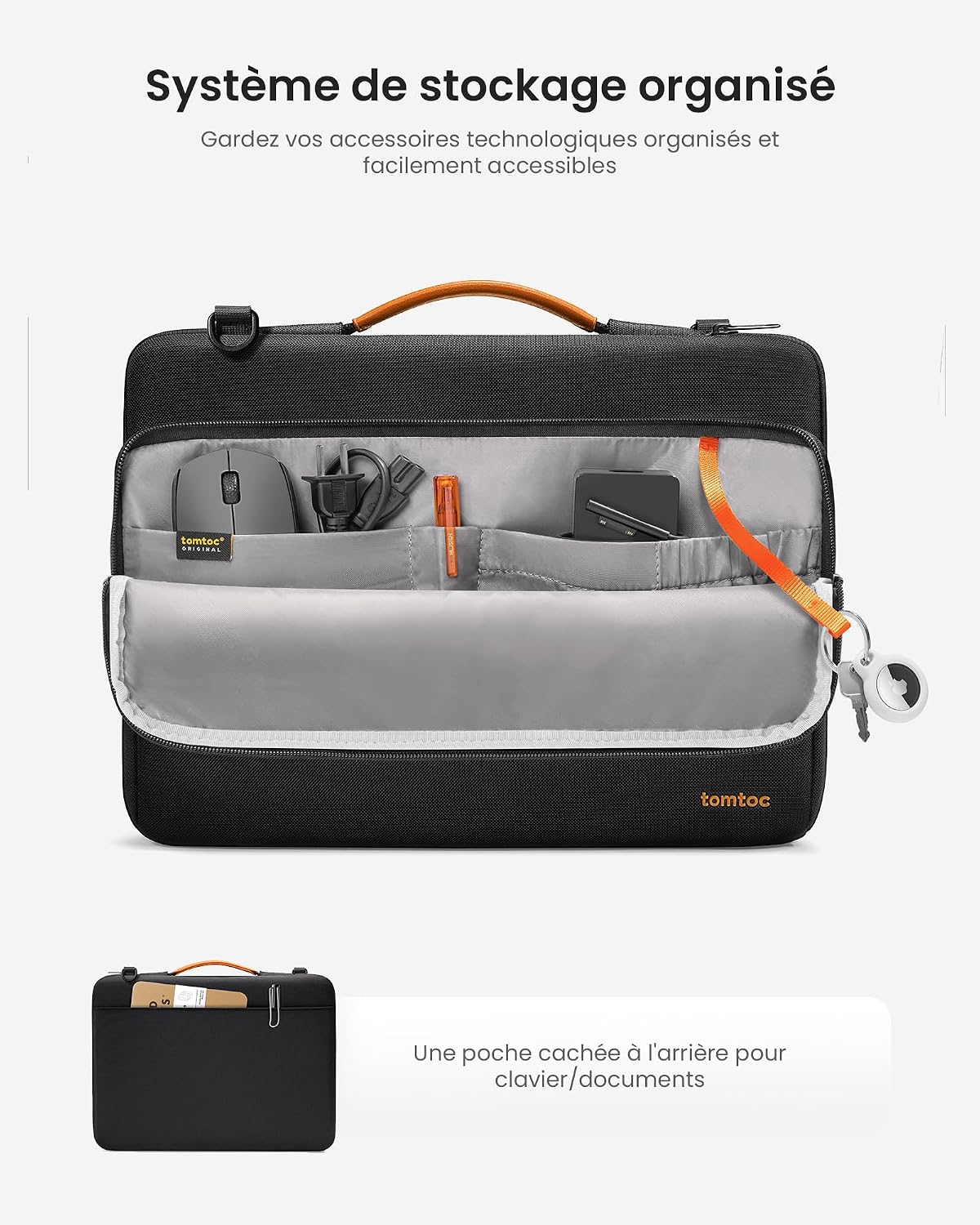 Detalle de tomtoc 360° Housse 15,6 pouces PC portable