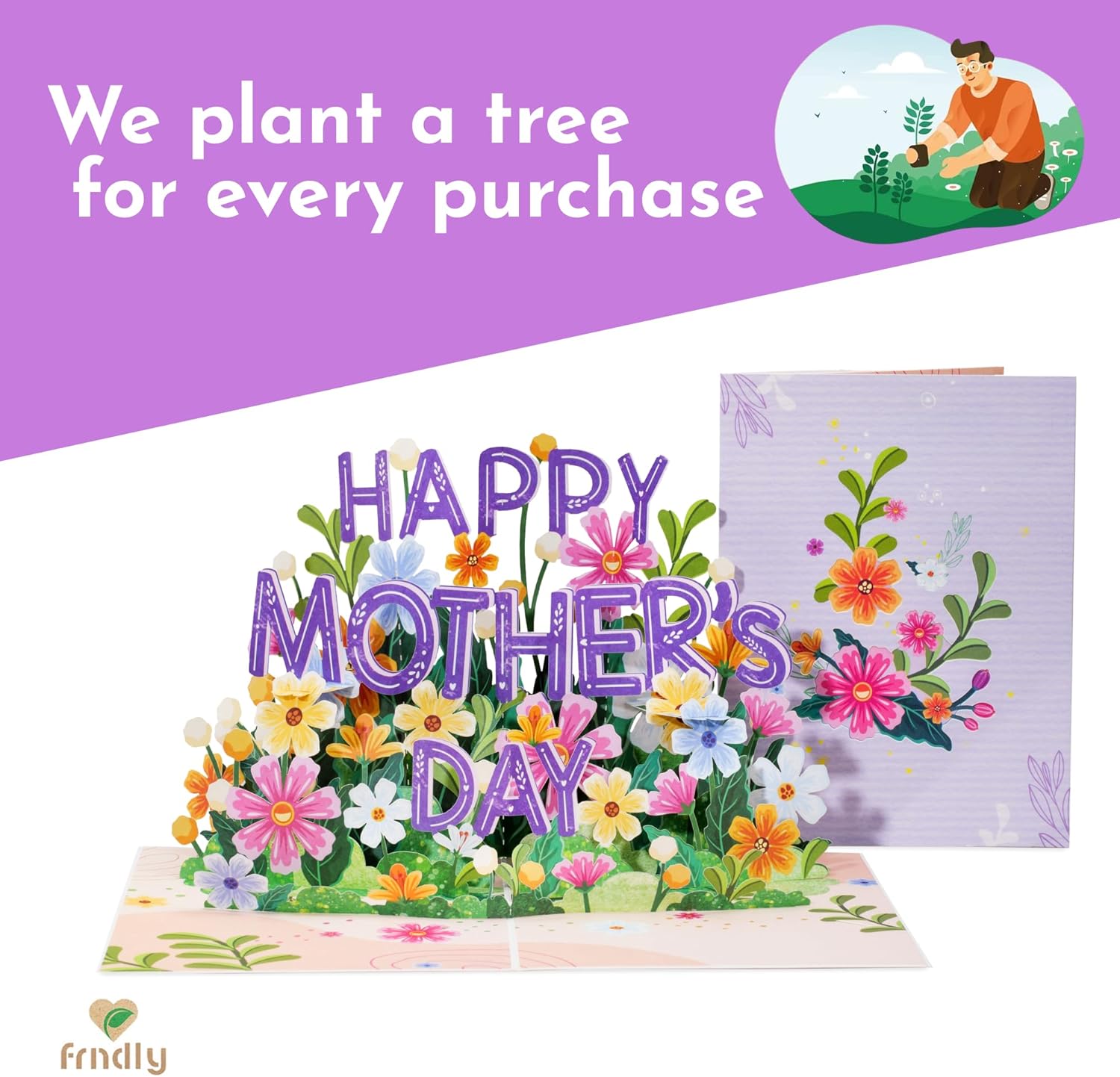 Thumbnail 4 de Paper Love Frndly 3D Pop Up Happy Mothers Day Card