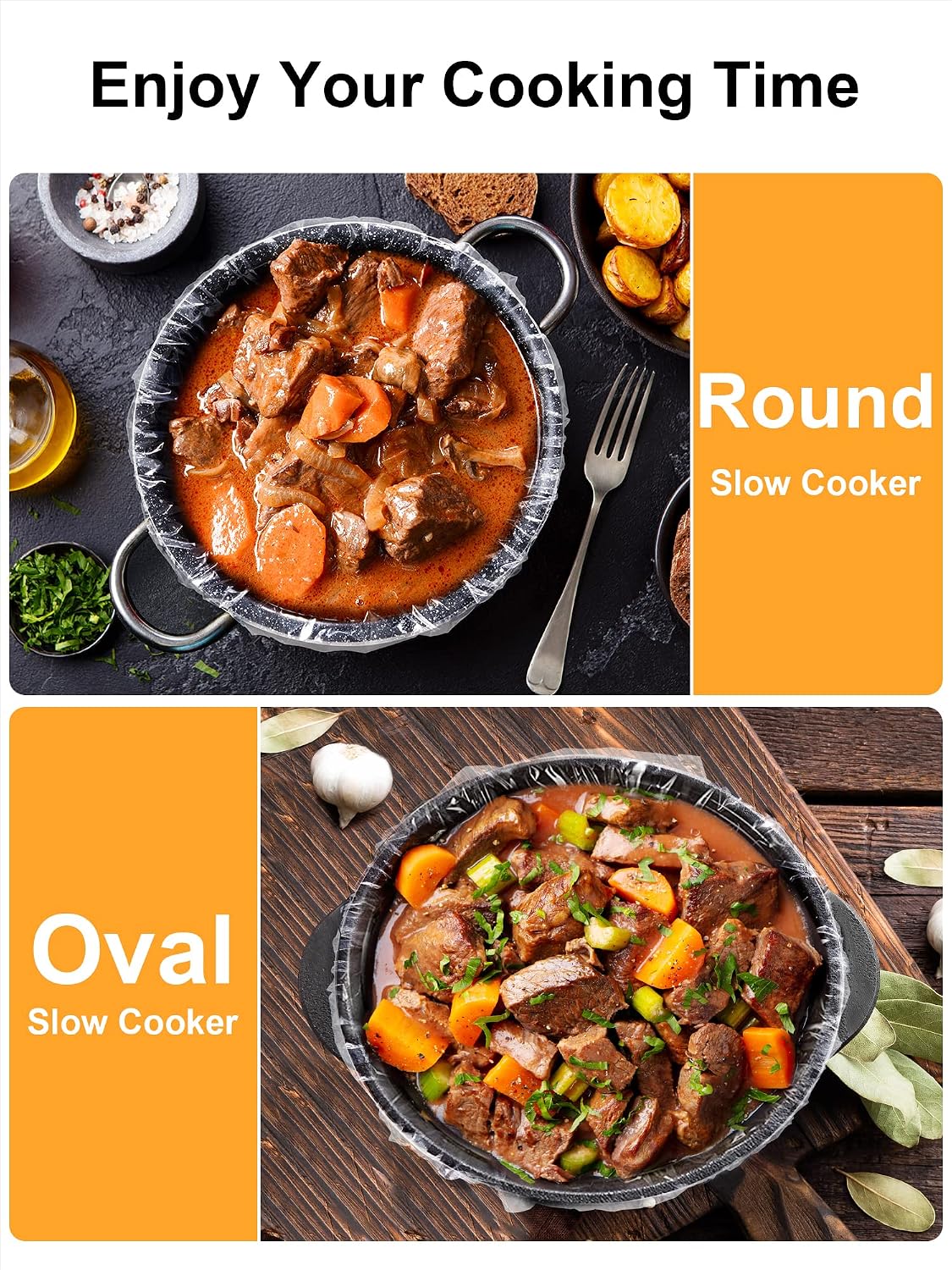 Detalle 2 de SMARTAKE Slow Cooker Liners, 14 x 22 Inches